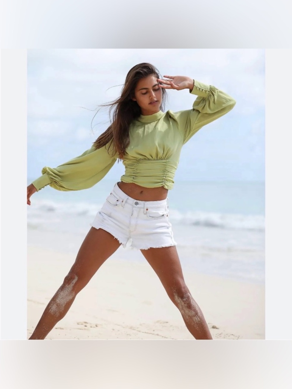 Free People Elle Silky Blouse